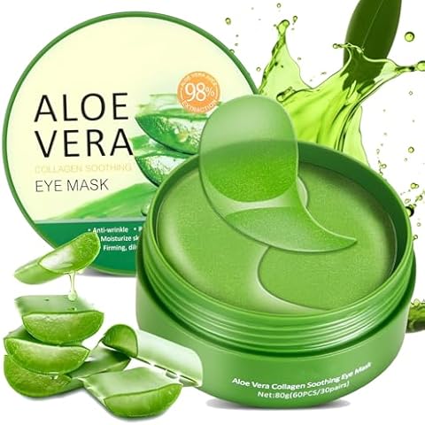Minfei Aloe Vera Eye Masks Cover
