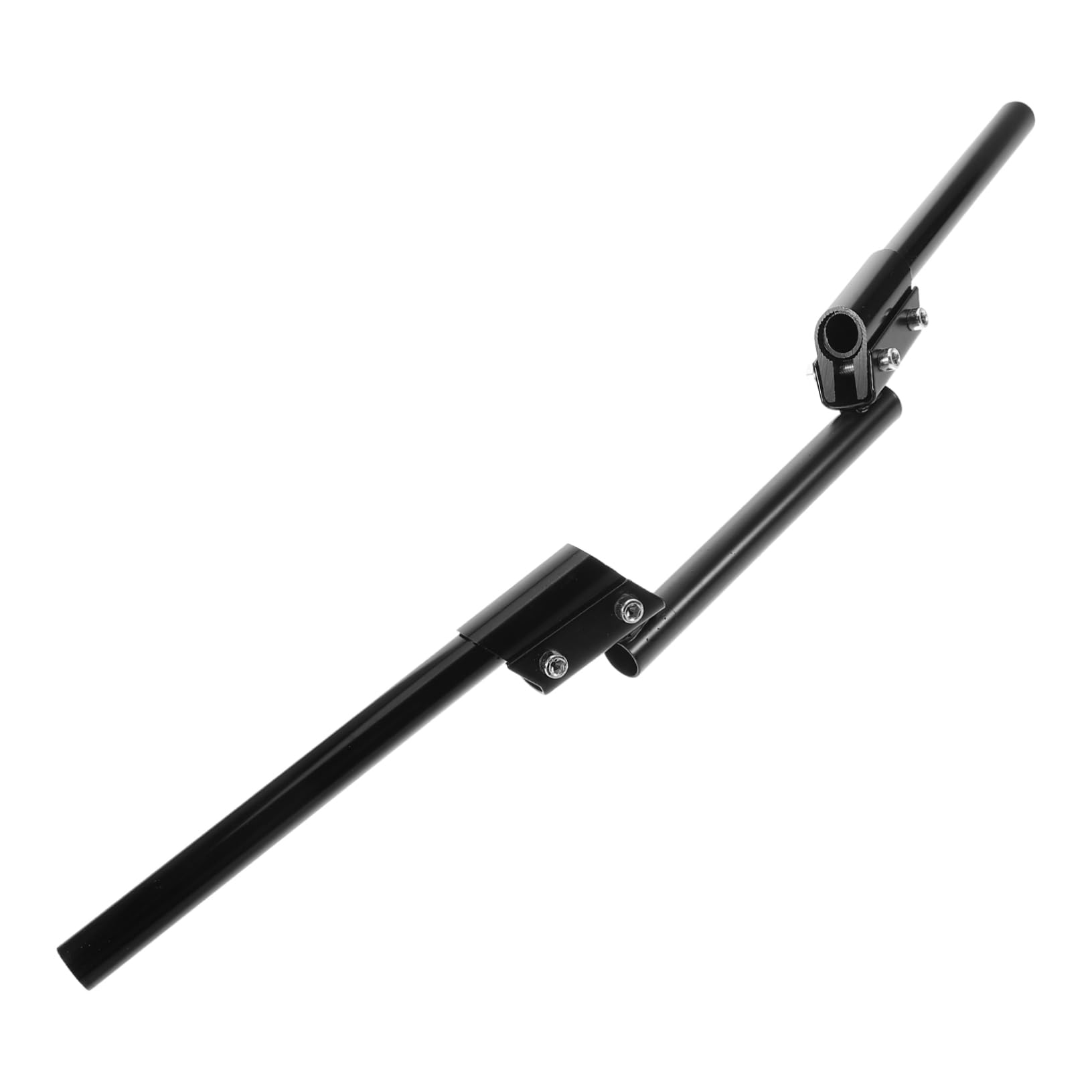Amosfun Guidon de Style Drag Bar pour Moto Guidon et Barre Transversale Équilibre Noir