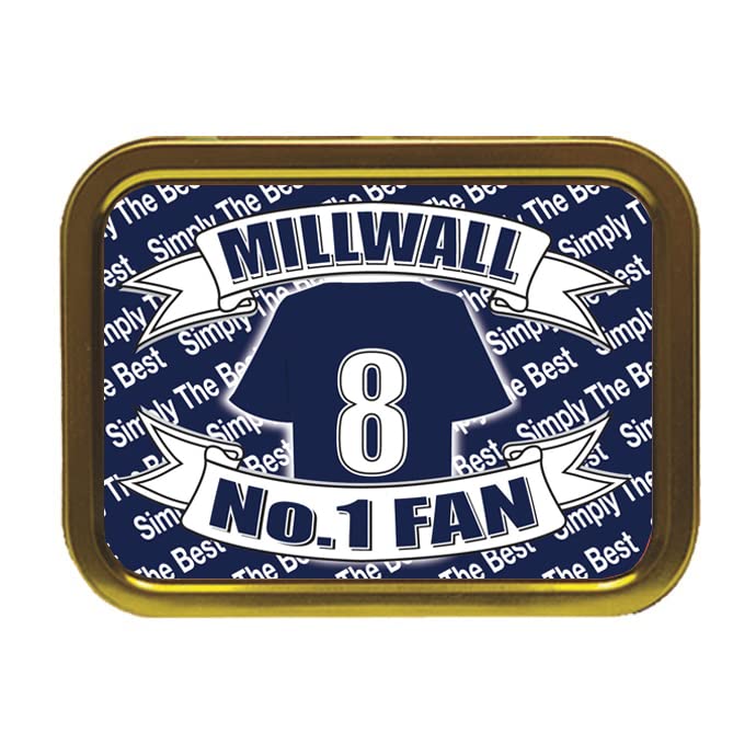 Millwall Football Team Shirt Tobacco Storage Tin & Products