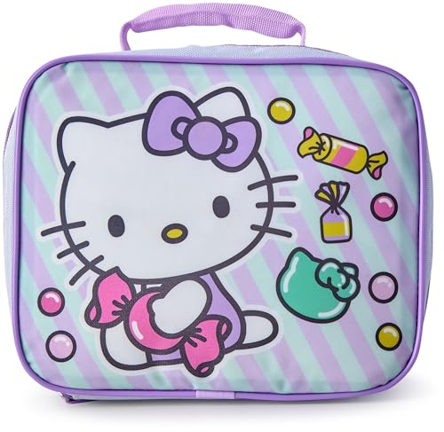 Fast Forward Hello Kitty Kids Lunch Box - Insulated Lunch Bag Lunch Box Kids Girls Boys School Preschool Elementary Picnic, Size One Size, Hello Kitty...