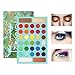 docolor Eyeshadow Palette Shimmer Matte Highly Pigmented Eye Shadow Natural Warm Glitter Long Lasting Waterproof, Professional Contour & Highlight Powder Tropical Makeup Palette (34 Color)