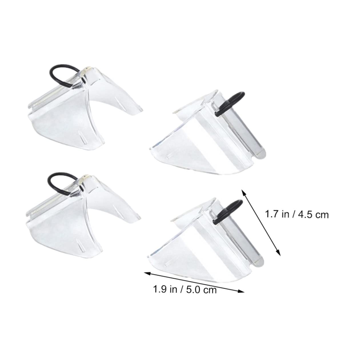 Protectores laterales for gafas de seguridad,Protector lateral transparente for seguridad,6 pares de protectores de flanco Gafas de seguridad Protectores laterales Protección for los ojos Protectores