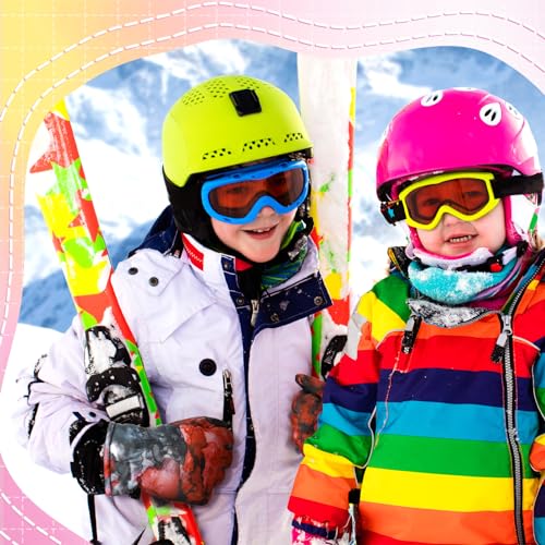 Image of Bencailor 3 Pairs Kids Ski Gloves Children Winter Gloves