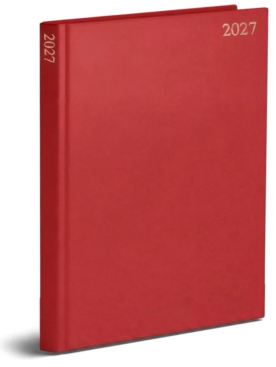 Orbitron 2027 Full Year Hardback Planner – Dated Jan 2027 to Dec 2027 Organiser (Available in A4, A5, A6 | Week to View & Day to Page) (A5 Wtv Red) — image 1