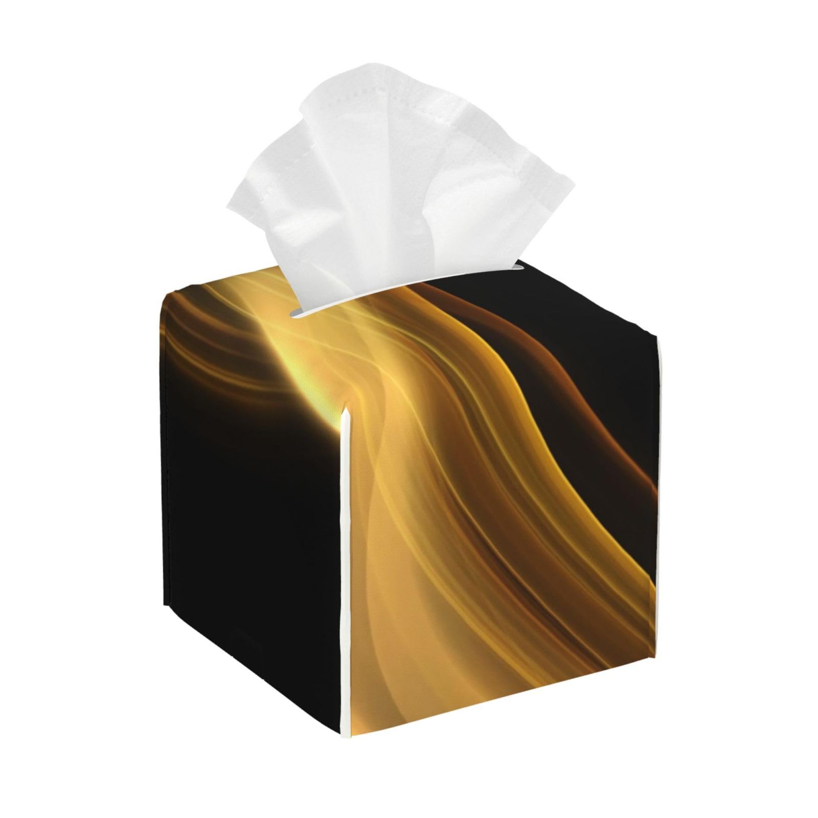 Abstractt PVC Cube Tissue Pack for Home Office Bathroom Use