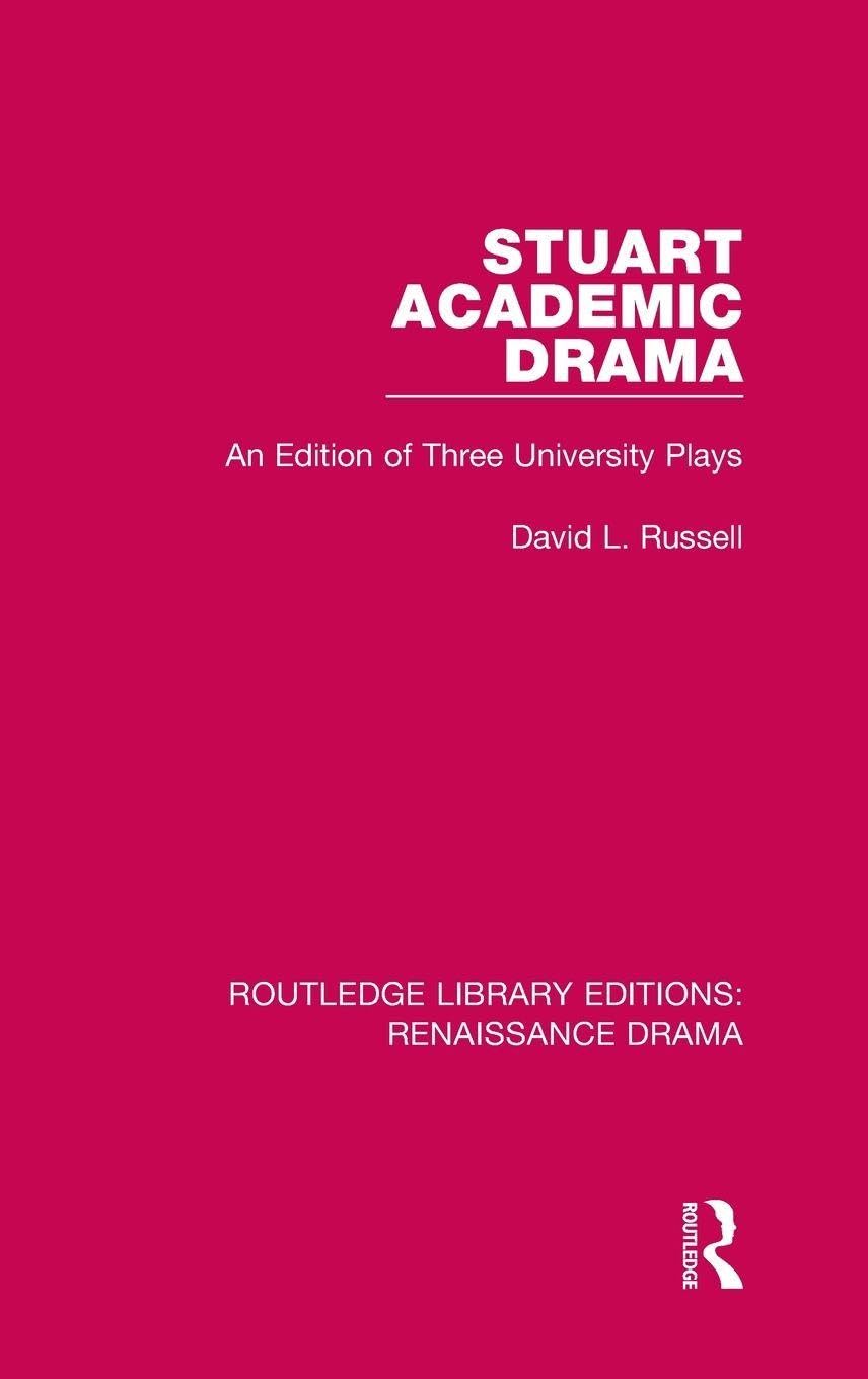 Stuart Academic Drama analyse critique théâtre historique tragédie anglaise