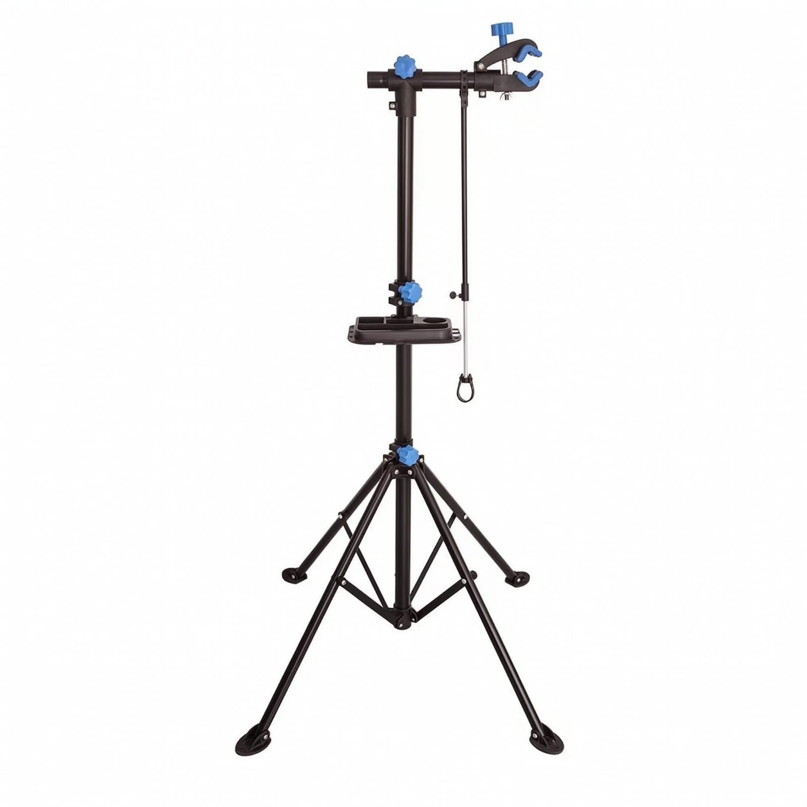 Ronyme Klappbar Fahrradständer mit Klemmkopf Belastbar bis 30 kg, Reparaturständer, Schonende Halteklemme, für Garage, Hobbyradler, Fahrradmechaniker ,