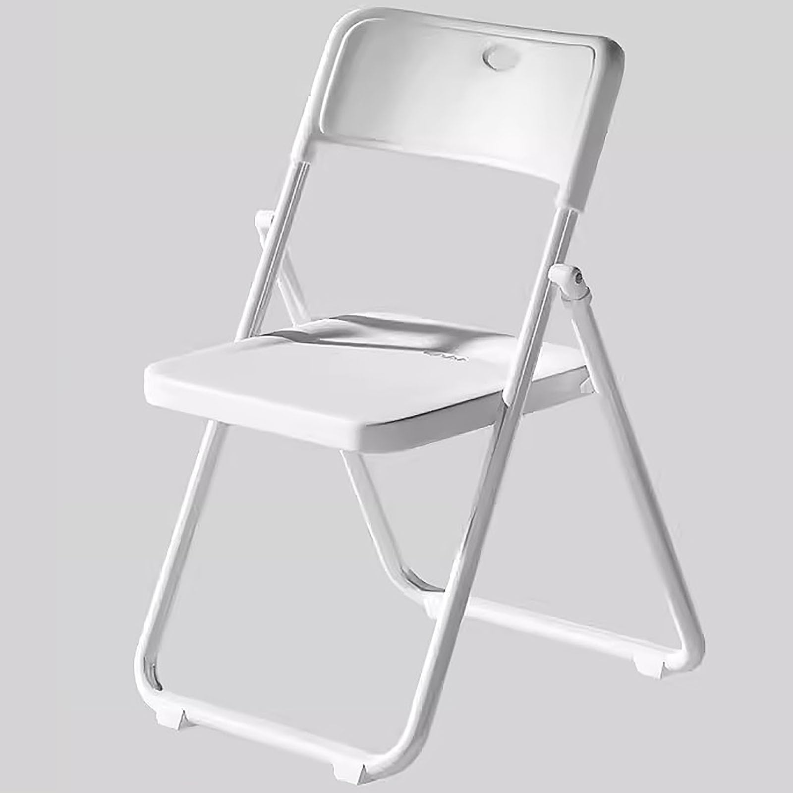 Sillas Plegables para Exteriores, sillas de Camping, sillas Plegables portátiles, fáciles de Plegar, aptas para Balcones, Patios y Jardines (Color Blanco)
