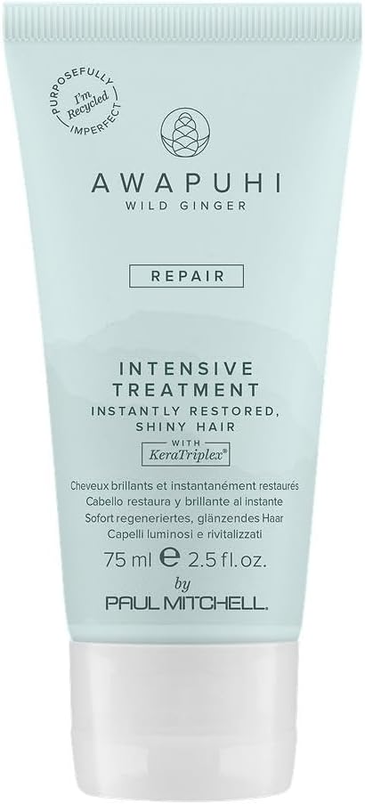 Awapuhi Wild Ginger by Paul Mitchell Intensive Treatment, Rebuilds + Repairs, For Dry, Damaged + Color-Treated Hair