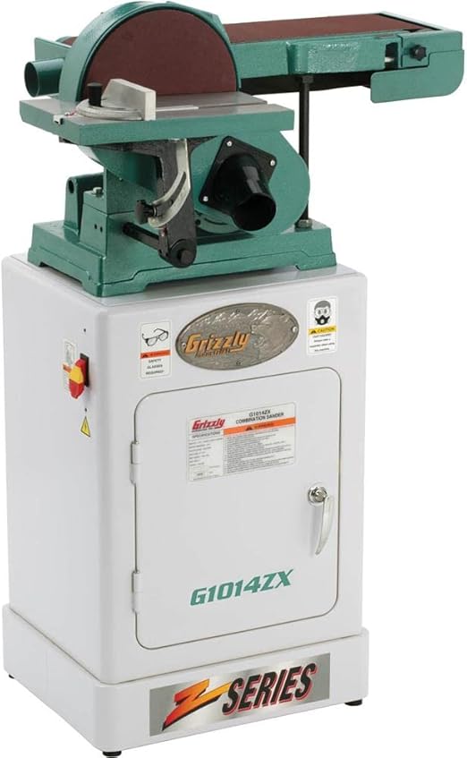 Grizzly Industrial G1014ZX 6" x 48" Belt/9" Disc Combo Sander with
