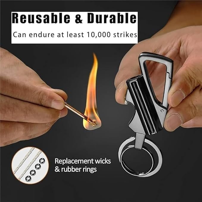 Encendedor llavero impermeable y reutilizable miniatura 4