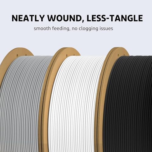 Image of ELEGOO PLA Plus Filament 1.75mm Translucent 1KG, PLA+ Tougher and Stronger 3D Printer Filament Dimensional Accuracy + /- 0.02mm, 1kg Spool(2.2lbs) Fits for Most FDM 3D Printers