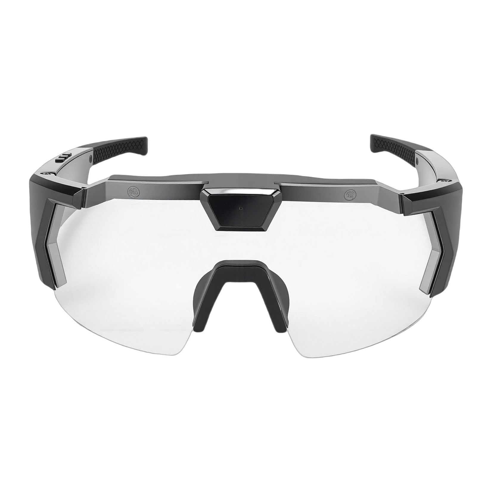 GOWENIC Gafas Deportivas POV con Cámara 1080P 12MP, Gafas de Sol Inteligentes WiFi con Lente Gran Angular, para Esquí, Ciclismo, Senderismo y Deportes Al Aire Libre
