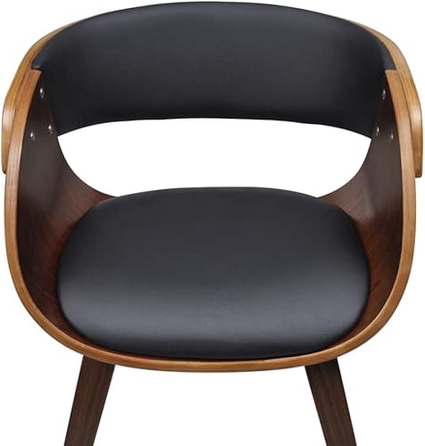 Miniatura 3 de Silla de comedor de madera doblada y piel sintética D0330281A