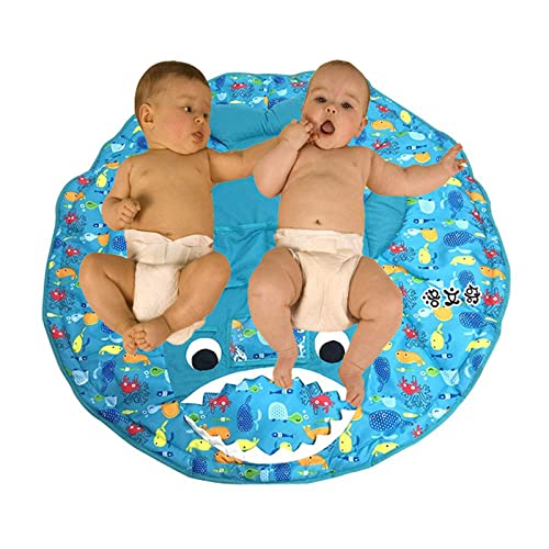 Winkelwagen Stoelhoes voor Baby Shark Speelkleed met Fishtail-rugleuning Katoenen babystoelhoes Positioner Trolley Kinderstoelhoes 3-in-1 Machinewasbaar,50 * 80 * 22cm/19.69 * 34.50 * 8.66in - Afbeelding 6