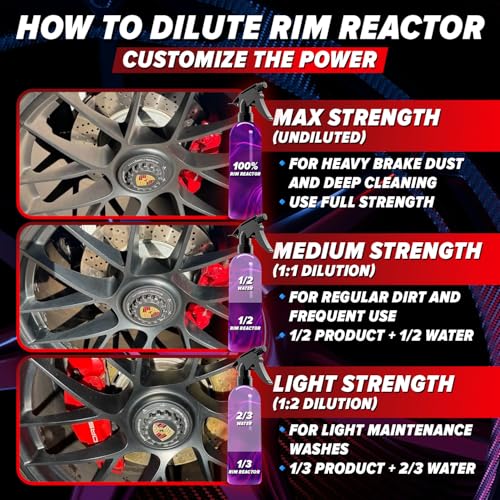 Image of Carfidant Premium Rim Reactor Wheel Cleaner - 9 oz.