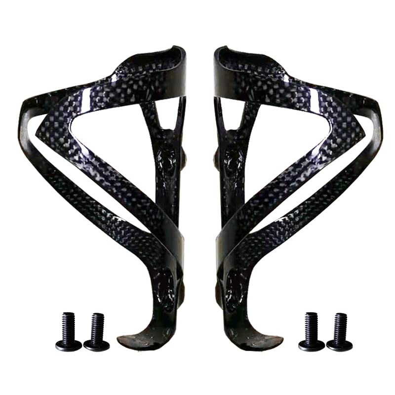 Porta Borraccia Bici Prodotto da 2 pezzi Portaborraccia in fibra di carbonio MTB/bici da strada Botellero Carbono Portabottiglie for bici Portaborraccia Bici(3k matte 2pcs)