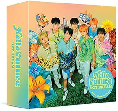 amazon com dreamus nct dream hello future kit album with double sided photocard and sticker hello version smk1270 home kitchen