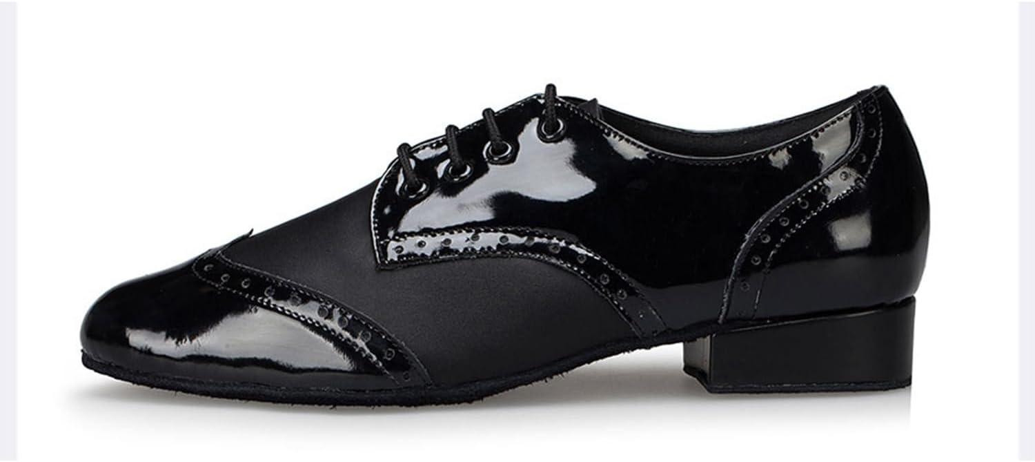 Men's Lace-up Latin Jazz Modern Rumba Ballroom Social Tango Dance Shoes
