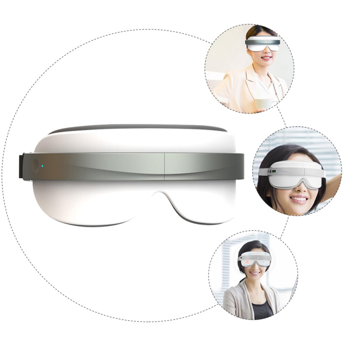 Masajeador de Ojos USB Calor para Aliviar Fatiga Visual