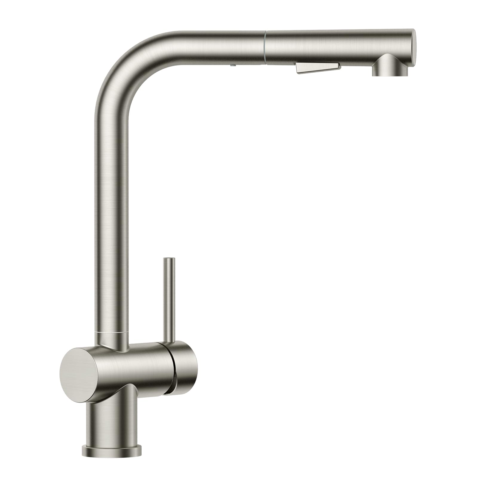 FORIOUS Robinet Cuisine, Mitigeur Cuisine avec Douchette Extractible, Pivotant à 360°et Double Pulvérisation, Acier Inoxydable