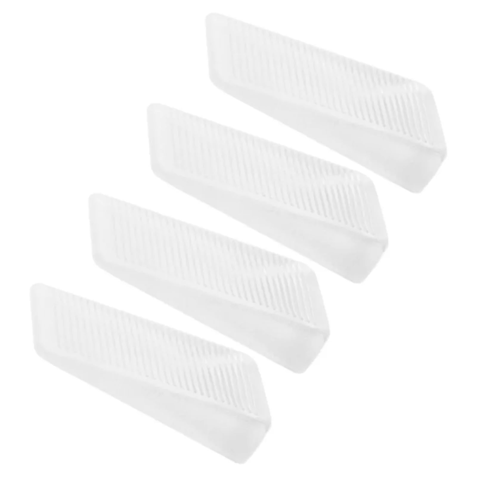 Furniture Levellers 4pcs PVC Leveling Table Leg Levelers Shims Soft Wedge Pads For Stabilizers Door Spacers Cabinet Bumpers
