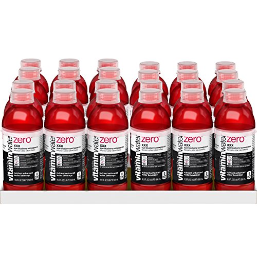 vitaminwater zero xxx, electrolyte enhanced water w/ vitamins, açai-blueberry-pomegranate drinks, 16.9 Fl Oz (Pack of 24)