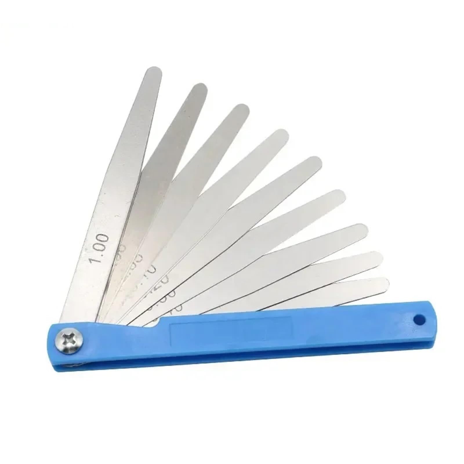 Feeler Gauges, Portable 17 Blades Feeler Gauge 100 Mm Length Metric 0.02-1.00 Measurement Tool