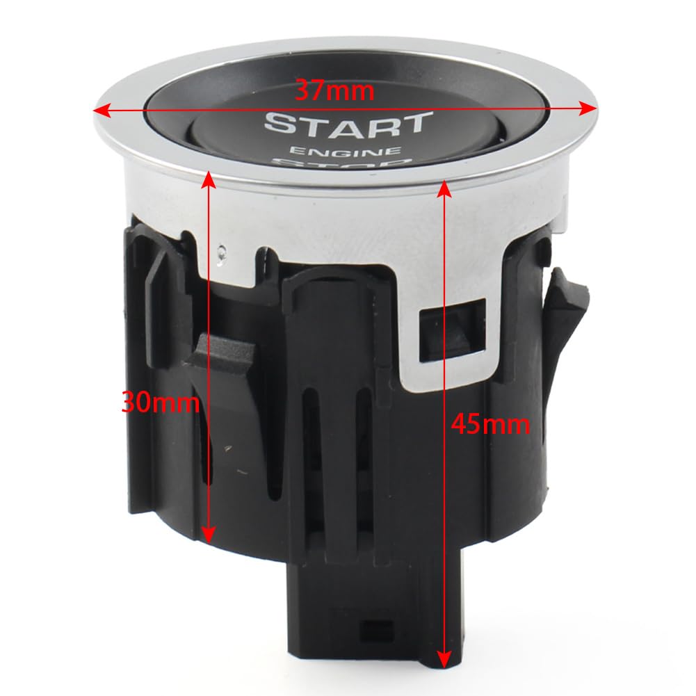 GZYF Engine Start Stop Ignition Switch Push Button For Jaguar XJ 2010-2013 C2D4509