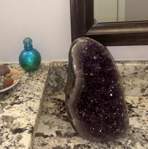 Image of Extreme Rocks & Fossils Superior Best Amethyst Cluster (Deep Purple Amethyst, Unique Specimens 10+ lbs)