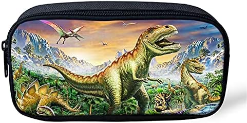 Belidome Kids Pencil Case Dinosaur Pen Bag Pouch with Durable Zipper for Boys