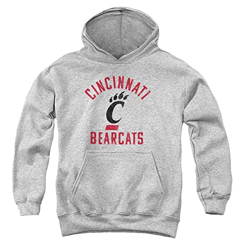 University of Cincinnati Official Bearcats Logo Youth Kids Boy/Girls Kids Boy/Girls Pull-Over Hoodie Sweatshirt
