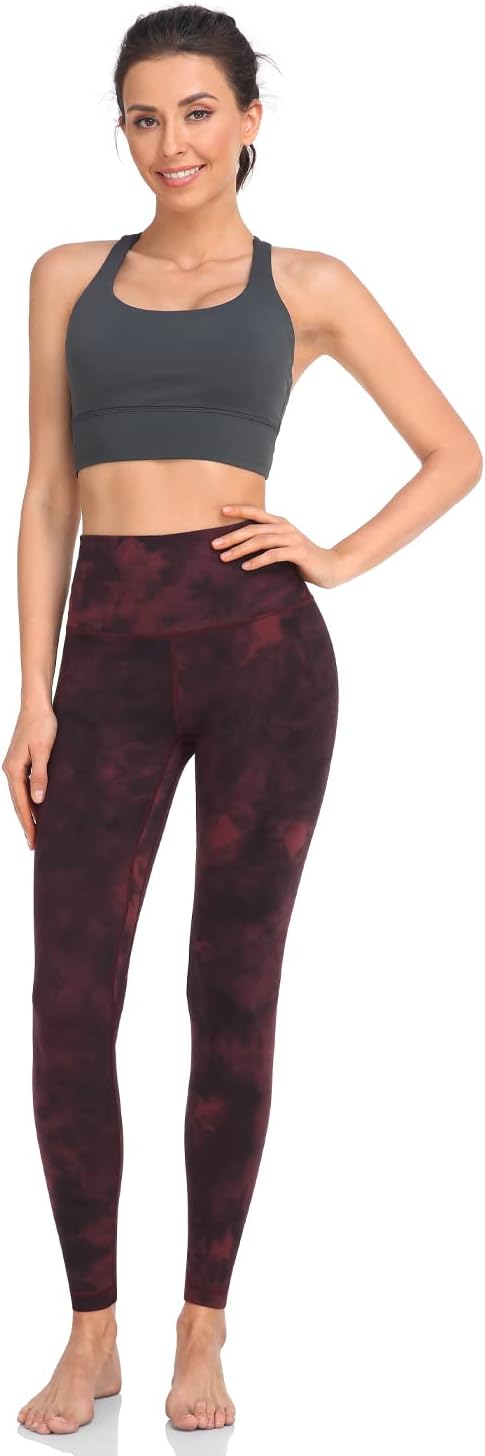 HeyNuts Essential Leggings 28'', High Waisted Comfortable Soft Athletic Yoga Pants Full Length - Image 2