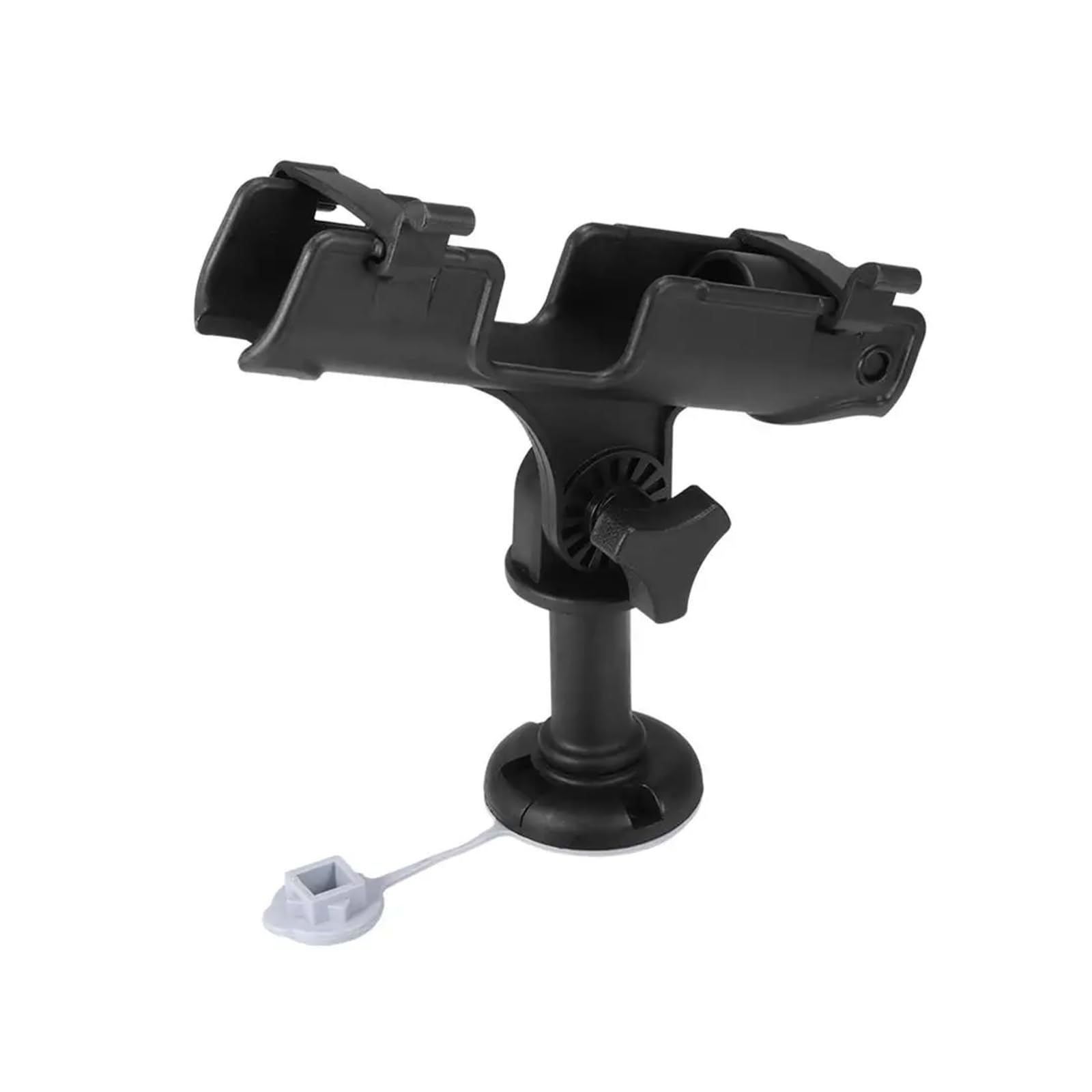 XCTDSVAH Fishing Rod Holders For Boat Boat Fishing Rod Holder Plastic Bracket Adjustable Detachable 360 Degrees Mount Rest Railing Outdoor River(23x12x7cm)