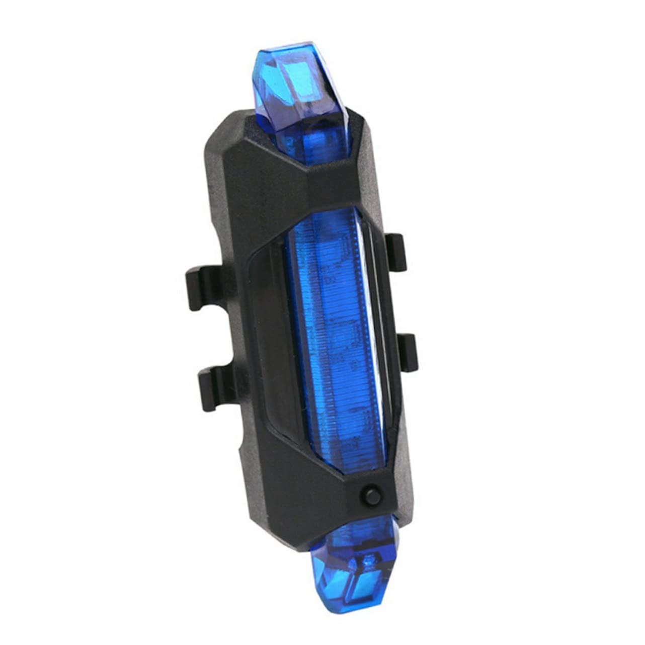 POPETPOP USB Rechargeable Bike Tail Light LED Rear Light with Modes High Brightness Blue Color for Night Cycling Quick Installation Hour