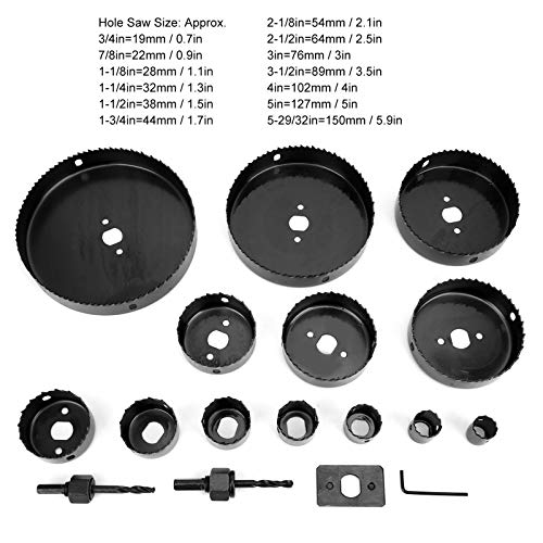 Kit de 17 Piezas Sierra de Tambor para Madera miniatura 6