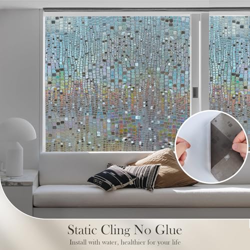Ventana película privacidad vinilo negro 17.5x78.7 pulg miniatura 4