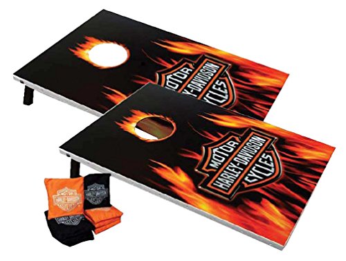 Harley-Davidson 66279 Flame Bar and Shield Bean Bag Toss