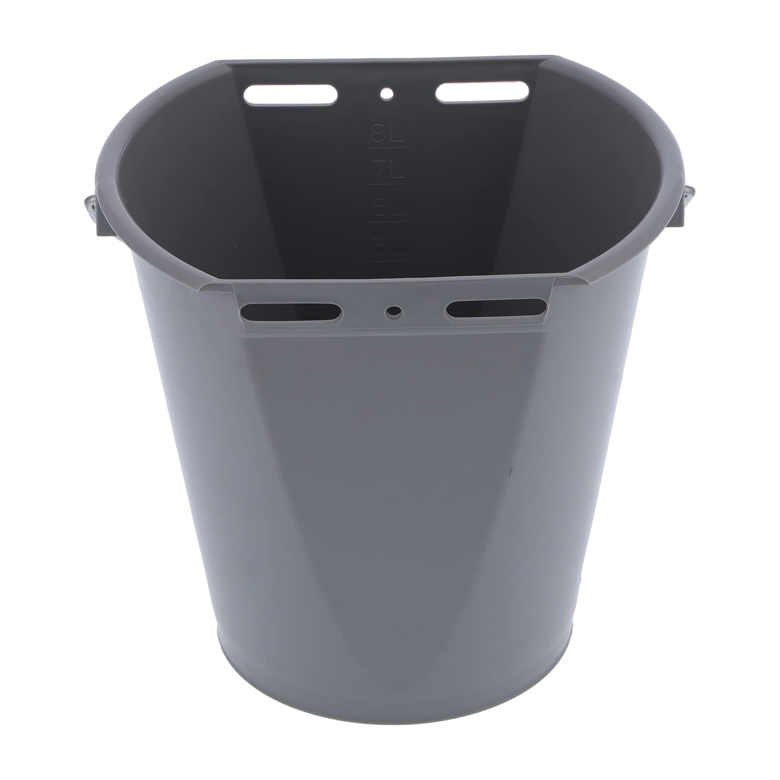 Secchio di Alimentazione in Plastica da 8 Litri con Valvole di Ritegno Attrezzatura per l'Alimentazione per Uso ZootecnicoPer Vitelli Accessorio Multifunzionale per Uso