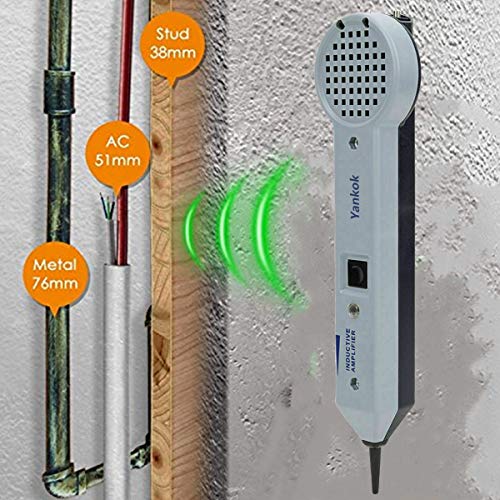 Image of Yankok [200EP Tone Probe w / 701K Generator Kit] Inductive Amplifier Wire Cable Tracer to Locate Single Conductors and Cables Integrated LED Flashlight (Includes Headset Jack and User Manual)