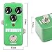 Guitar Mini Effects Pedal Over Drive - Warm and Natural Tube Overdrive Effect Sound Processor Portable Accessory for Guitar and Bass, Exclude Power Adapter Green - FOD3