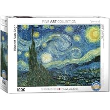 Eurographics Starry Night by Vincent Van Gogh 1000-Piece Puzzle