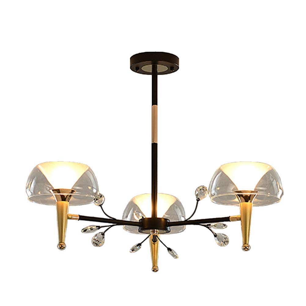 HXYSXHJUO Chandeliers, Industry Sputnik Chandelier,Glass Lampshade Industrial Ceiling Fixture for Dining Living Room/Golden/3 s (Golden 5 s) Household faucets