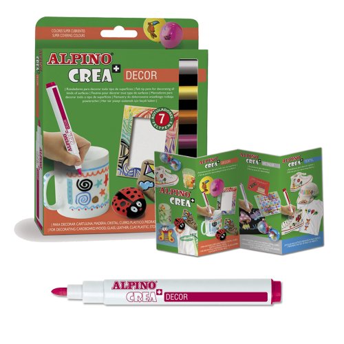 Alpino 8413240535225 Pennarello, Confezione da 7