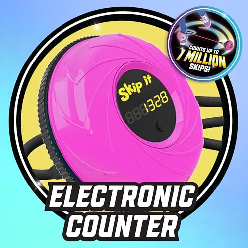 image for Just Play Skip It Retro Outdoor Toy, Light Up Ball and Digital Counter
