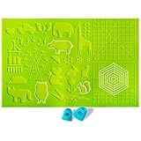 [Material resistente a altas temperaturas] El material de silicona puede soportar altas temperaturas de 230 °C, y el cojín de silicona de 3 mm se puede utilizar como mantel para proteger la mesa. El lápiz de impresión 3D de silicona de grado alimenticio es especialmente adecuado para principiantes y niños.