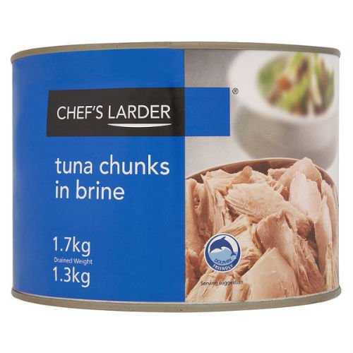 Chefs Larder Tuna Chunks In Brine 1.7kg
