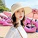 Bienvenu Straw Hats for Women Sun Visors Packable Sun Hat Women,Beige_Big