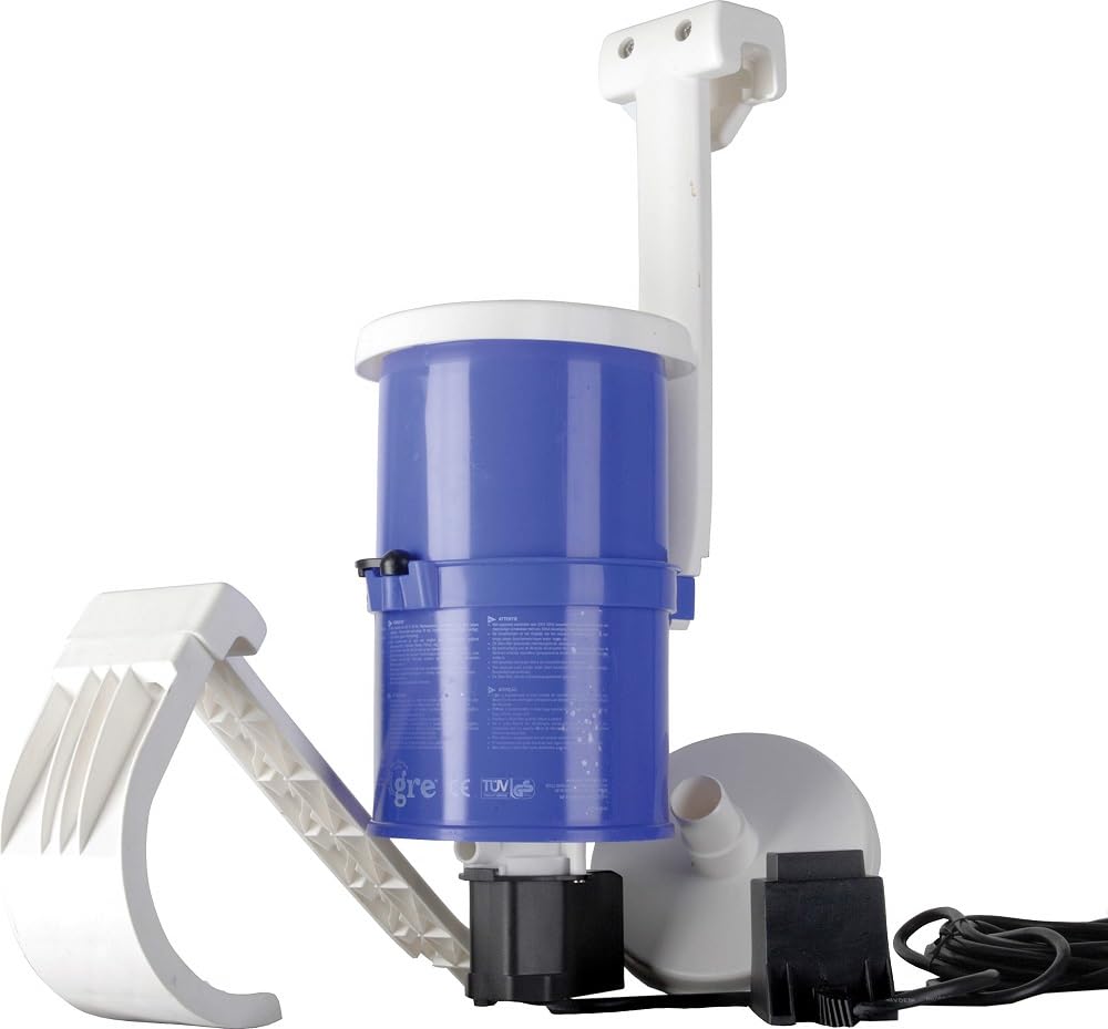 Gre AR121E - Filtro de Cartucho para Piscinas elevadas con Volumen de hasta 16m3. con filtración de hasta 2.000 l/h y 72W de Potencia.