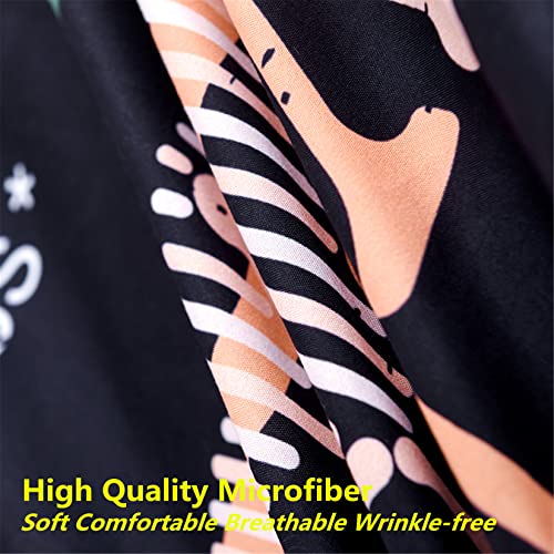 Urlinens Dinosaur Fitted Sheet Twin Size, Jurassic Evolution Dino Bones Bedding Set 2 Piece 1 Fitted Sheet And 1 Pillowcase, Wildlife Dinosaur Sheet Set For Kids Boys Girls Teens Fun Bed Sheet #TOP4